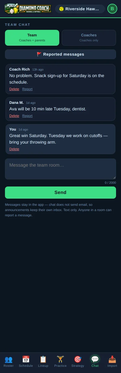 Team chat